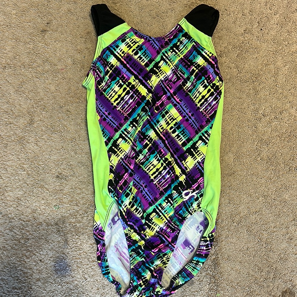 GK gymnastics neon leo